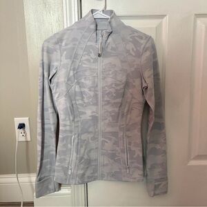 Women's White Camouflage Lululemon Jacket